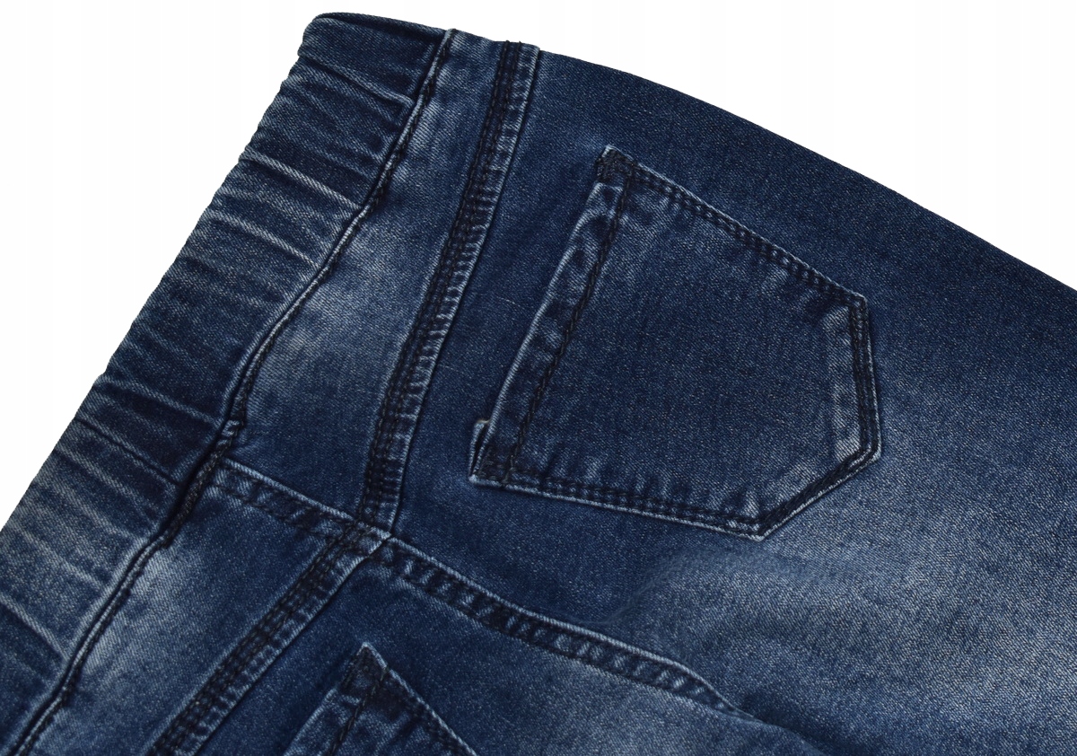 H&H Granatowe Jeansowe Tregginsy Ocieplane Perełki - 164/170 Rozmiar (new) 170 (165 - 170 cm)