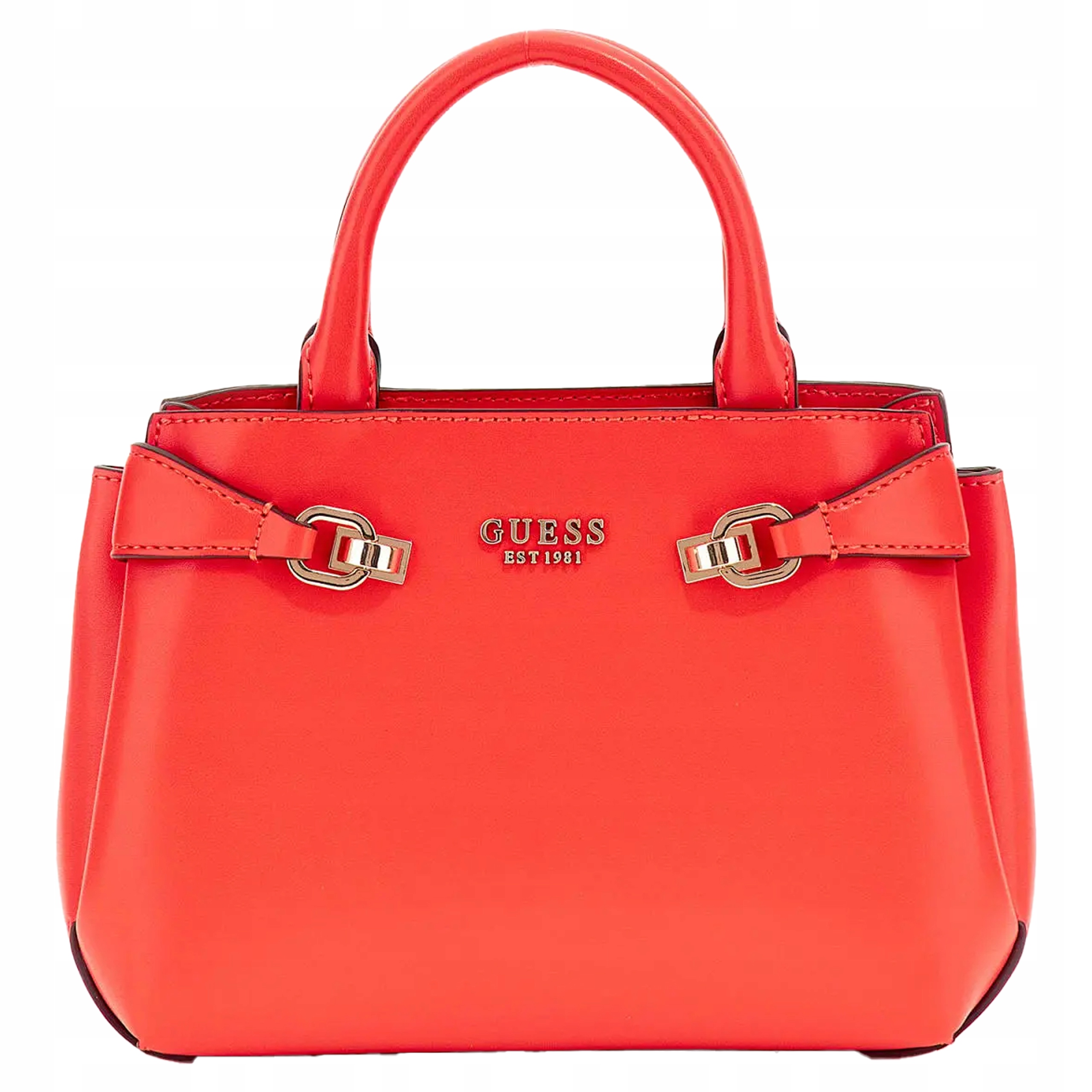 Guess Dámská kabelka do ruky Eko Kůže Korálová Elegantní