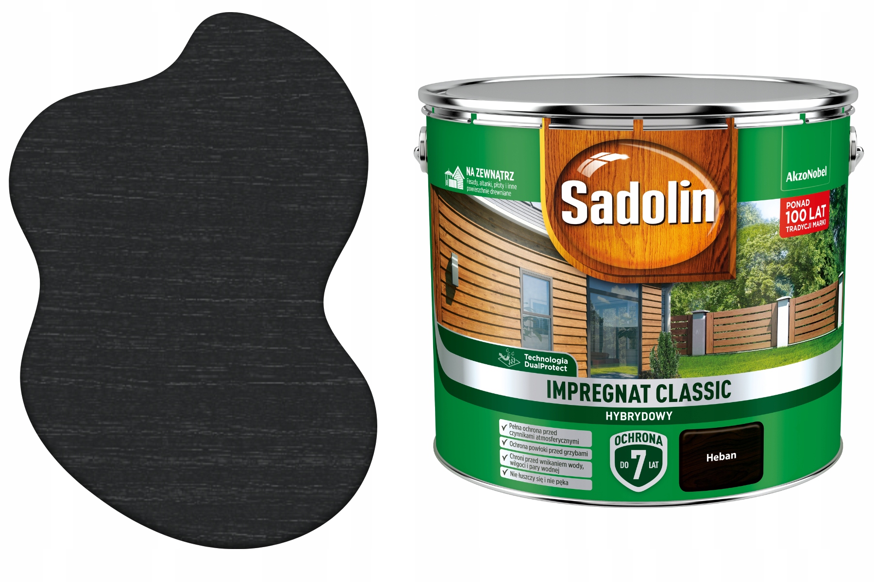 Sadolin Impregnat Do Drewna Hybrydowy Dekoracyjny Wiezby Dach Mocny Ochrona