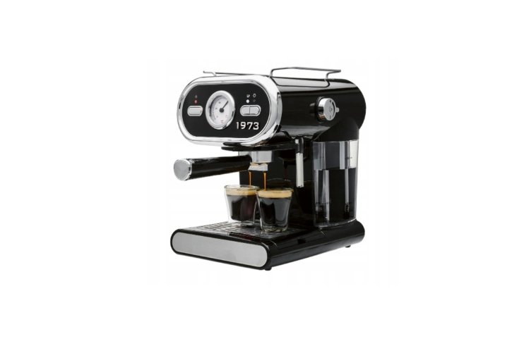 Retro pákový kávovar 1973 Silvercrest Semc 1100 A1, 1100 W, černý