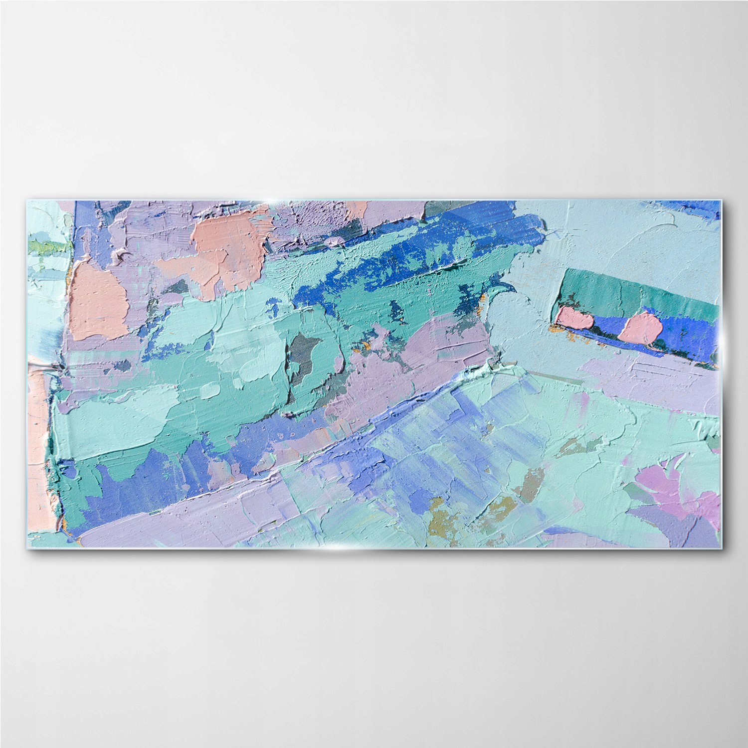 

Obraz szklany na ścianę Kolorowa ściana 100x50 cm