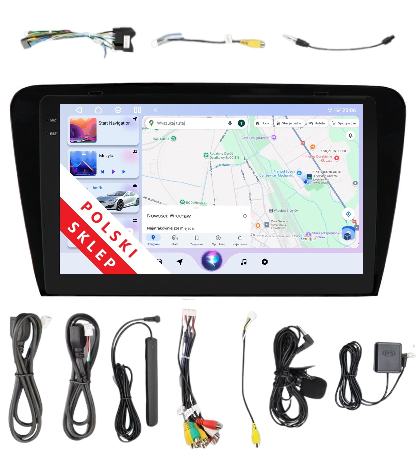 Rádio 2DIN Navigácia Android Škoda Octavia 3 III Dsp Carplay 6 Gb Lte