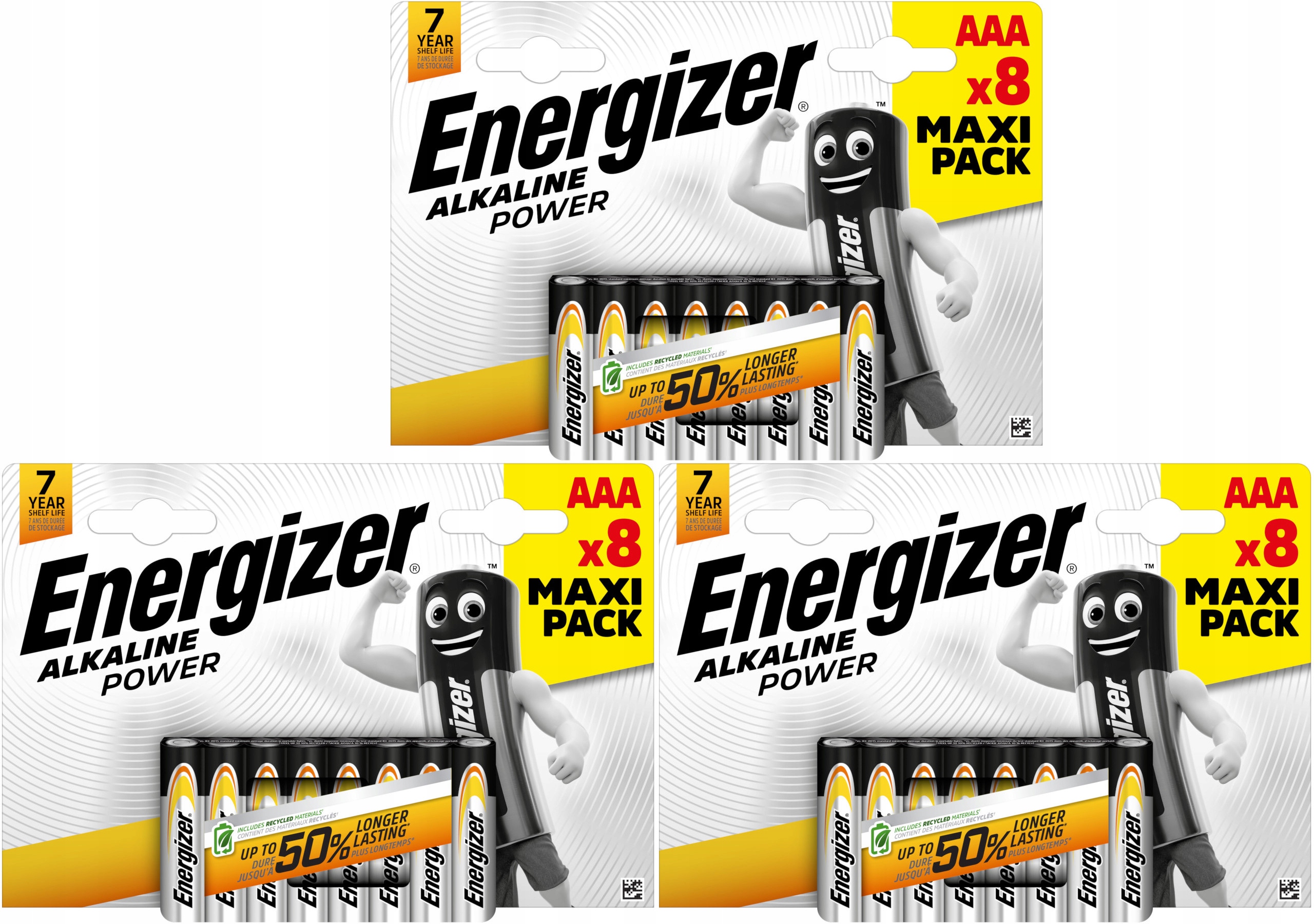 24x Bateria ENERGIZER Alkaline Power LR03 AAA R3 E92 1,5V