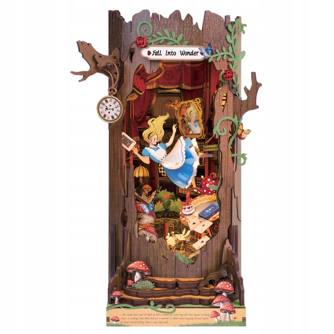 Puzzle 3D, DIY Bookend, Fall into Wonder, Rolife, 300 elementów