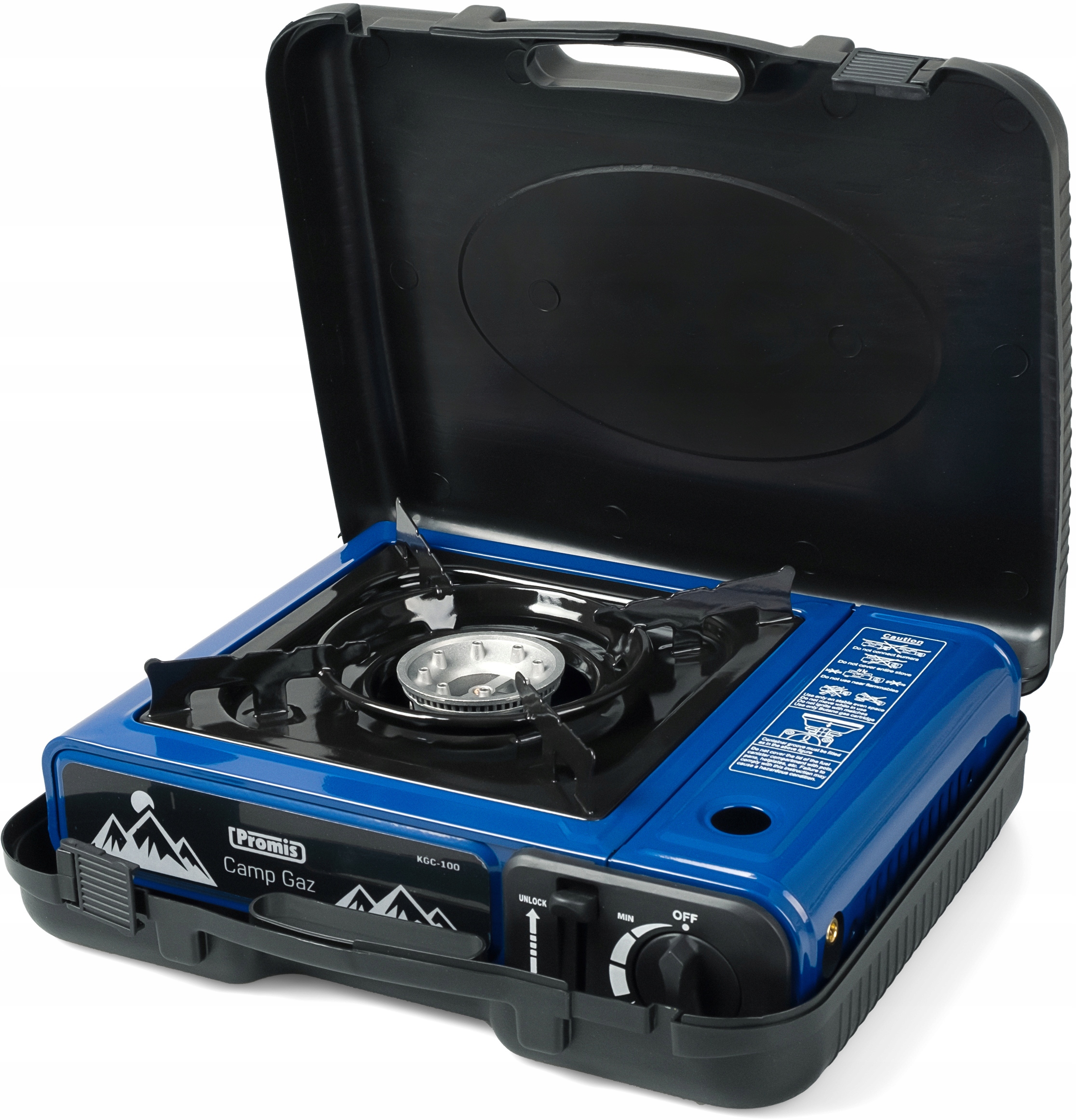MARKOWA KUCHENKA GAZOWA TURYSTYCZNA PROMIS CAMPGAZ 2w1 +WALIZKA +4 KARTUSZE Kod producenta KGC100