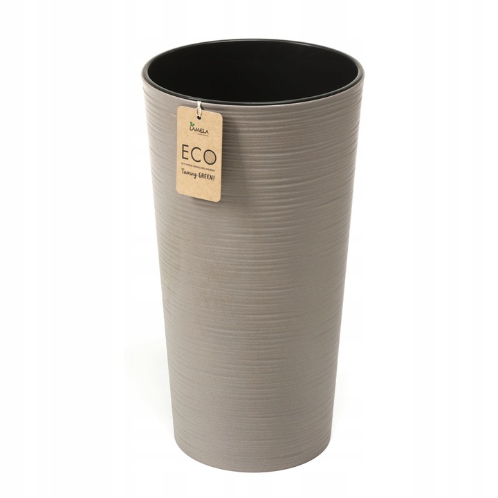 

Donica Lilia Eco Dłuto śr. 30cm kol. Szary wkład