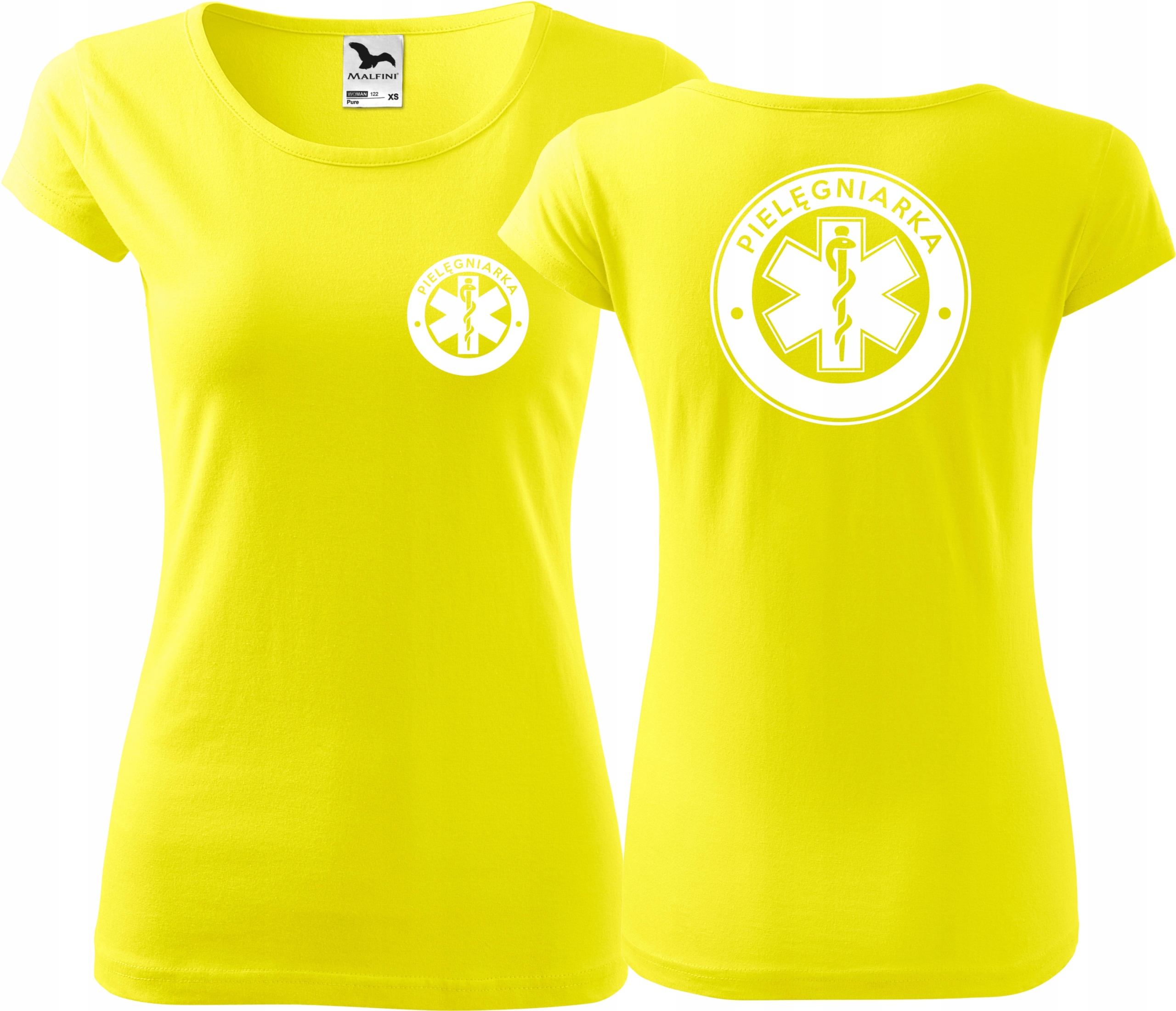 

Cytryna Koszulka medyczna damska Pure Pielęgniarka