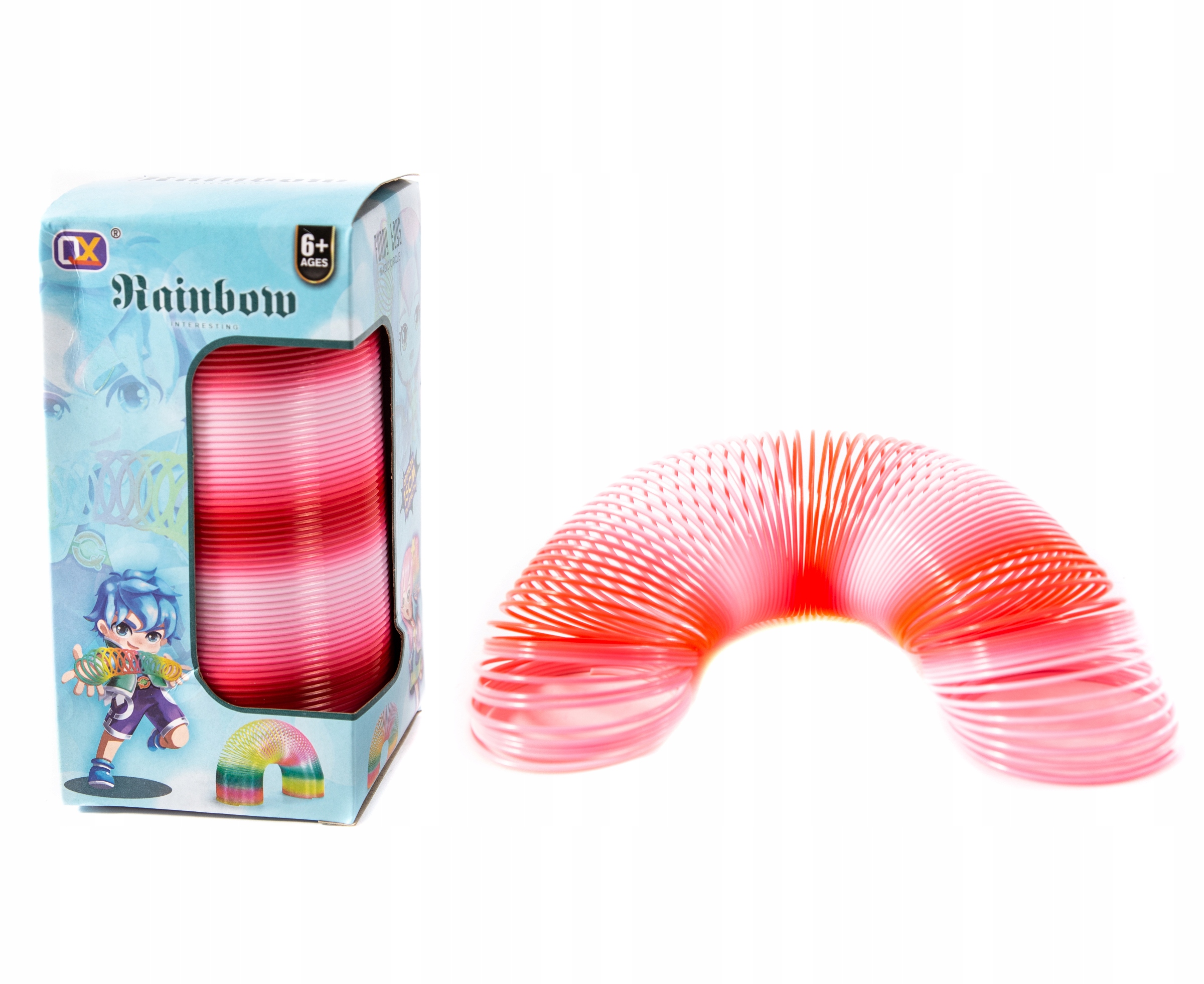 

Kolorowa Sprężyna Magiczna 15CM Różne