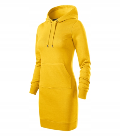 Šaty Snap s kapsou klokanka Bavlna Terry Malfini Design Xs