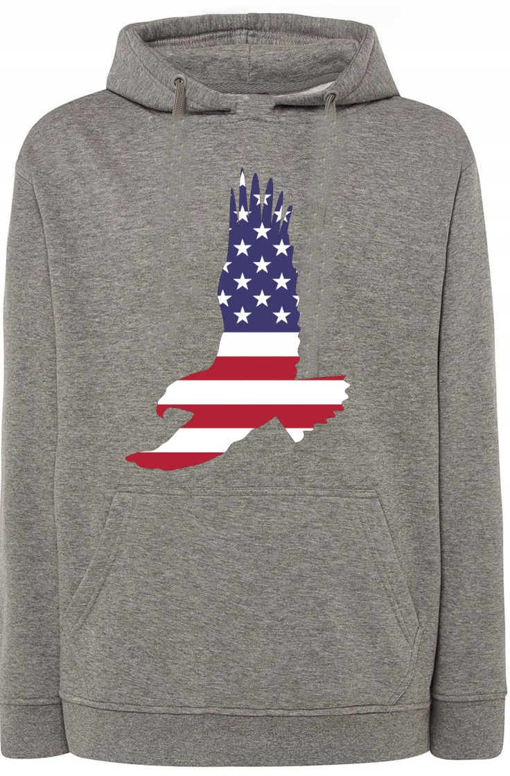 Usa Orel Pánská Mikina Kapuce Módní vel. 5XL