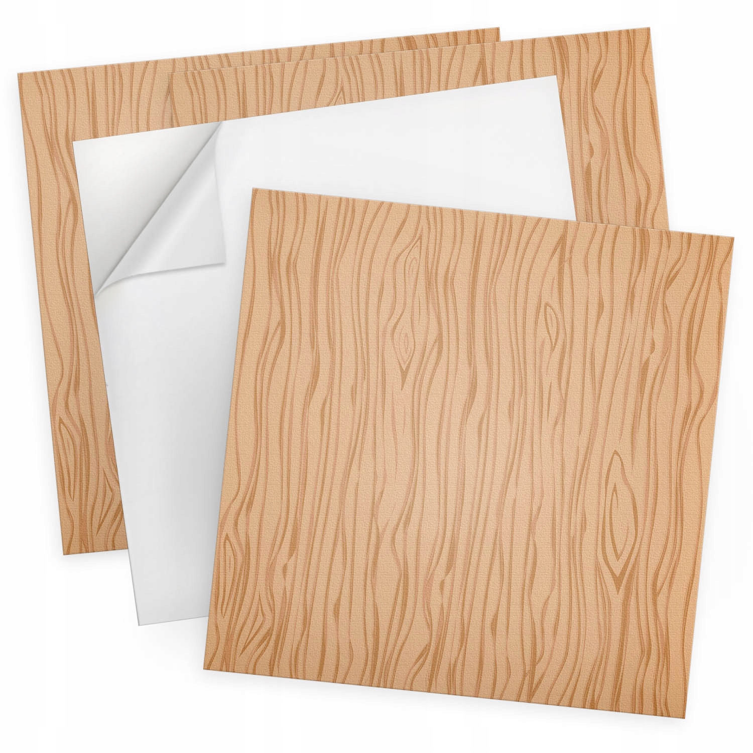 Sada Pvc vinylových panelů Vzor připomínající dřevo 4 ks 50x50 cm