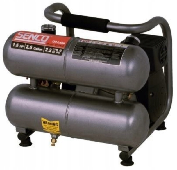 Kompresor sprężarka SENCO bezolejowy 9,5l 1,5KM