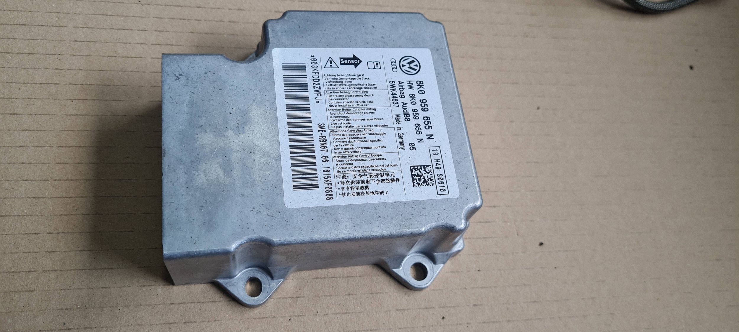 A5 8T LIFT modul Bedienteil SENSOR AIRBAG 8K0959655N A4 B8 Q5