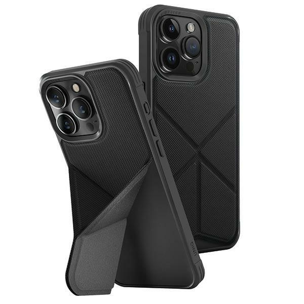 Uniq Transforma iPhone 15 Pro 6.1" Magclick Charging czarny/ebony