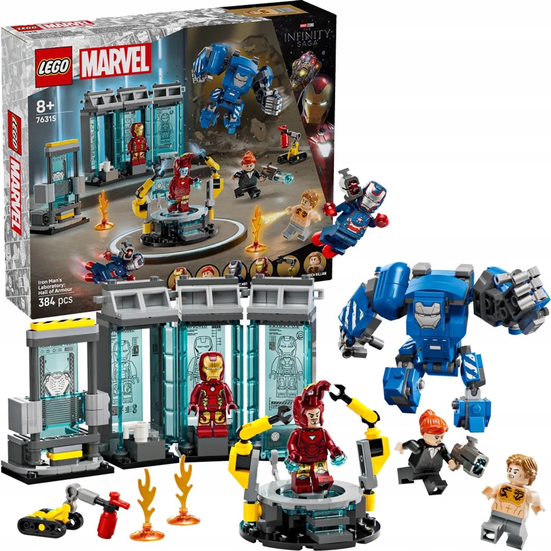 76315 Lego Heroes Laboratoř Iron Mana: Zbrojovka
