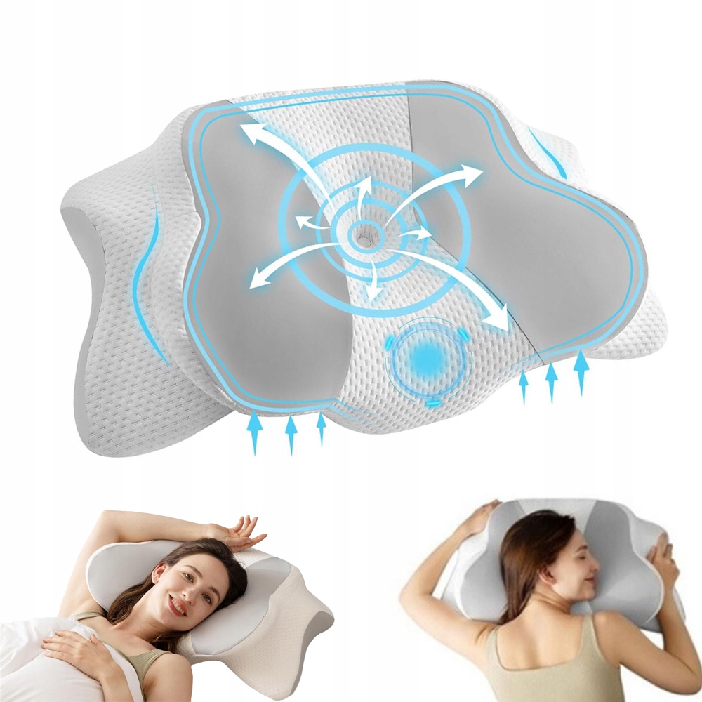 Ortopedický Polštář Ergonomická S Paměťovou Pěnou Profilovanou Pod Krkem