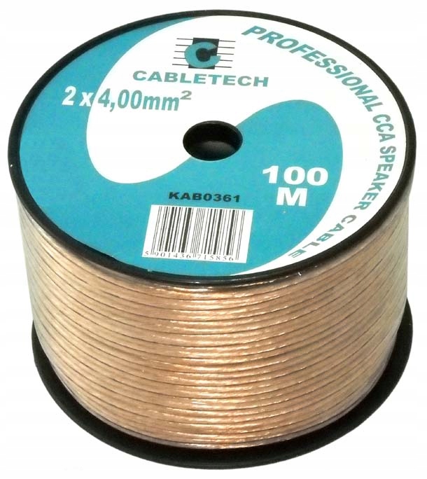 Kabel Cabletech Kabel głośnikowy CCA 1 m