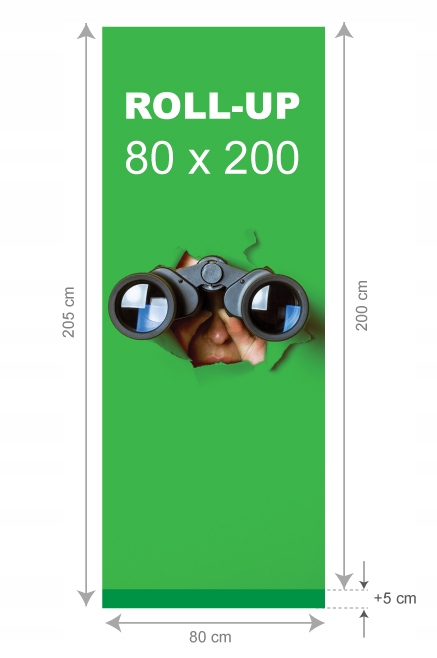 Roll up 80x200 Premium 1440 dpi Marka inny