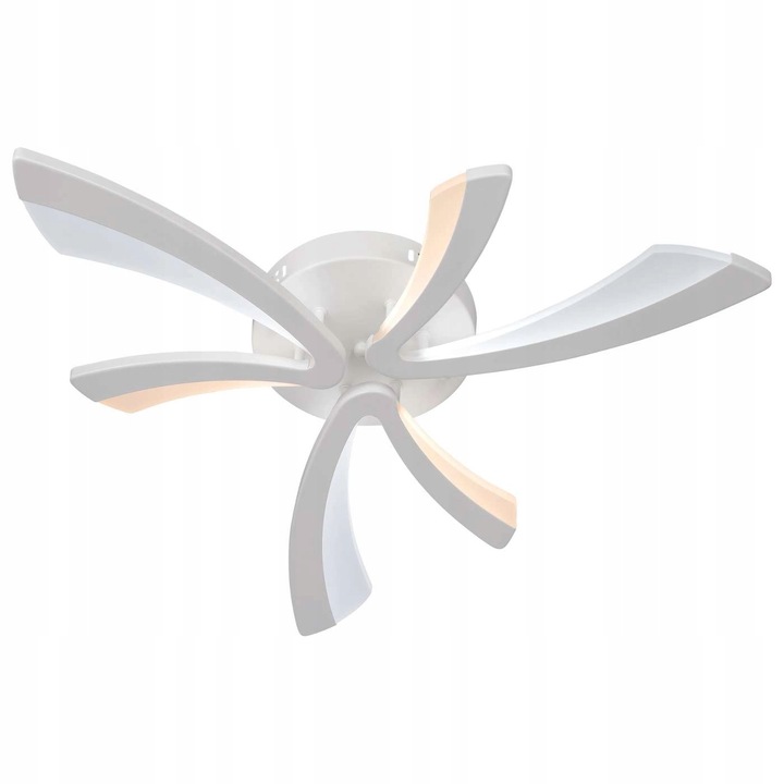 Dizajnová plochá lampa s trojitým osvetľovacím vrtuľom do kuchyne a obývačky