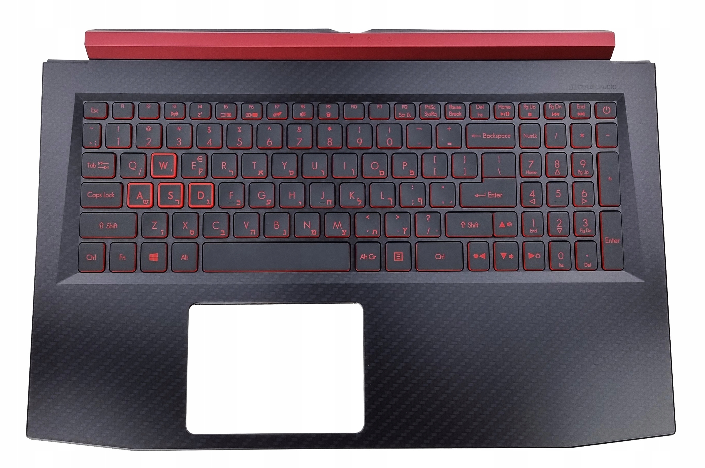 Nová Klávesnice Acer Nitro AN515-41 AN515-51 AN515-52 AN515-53 GTX1050 Hebr