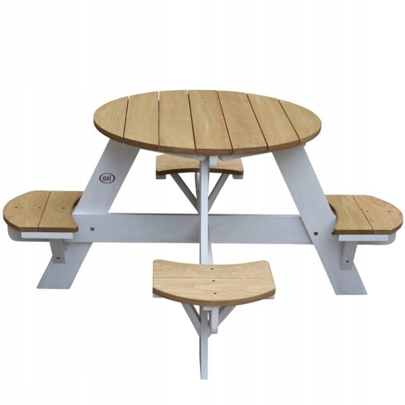 Axi Drevený piknikový stôl &quot;Ufo&quot; 4 Miesta na sedenie