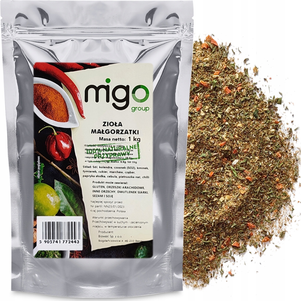 Zioła MAŁGORZATKI, Przyprawa - 1kg- MIGOgroup