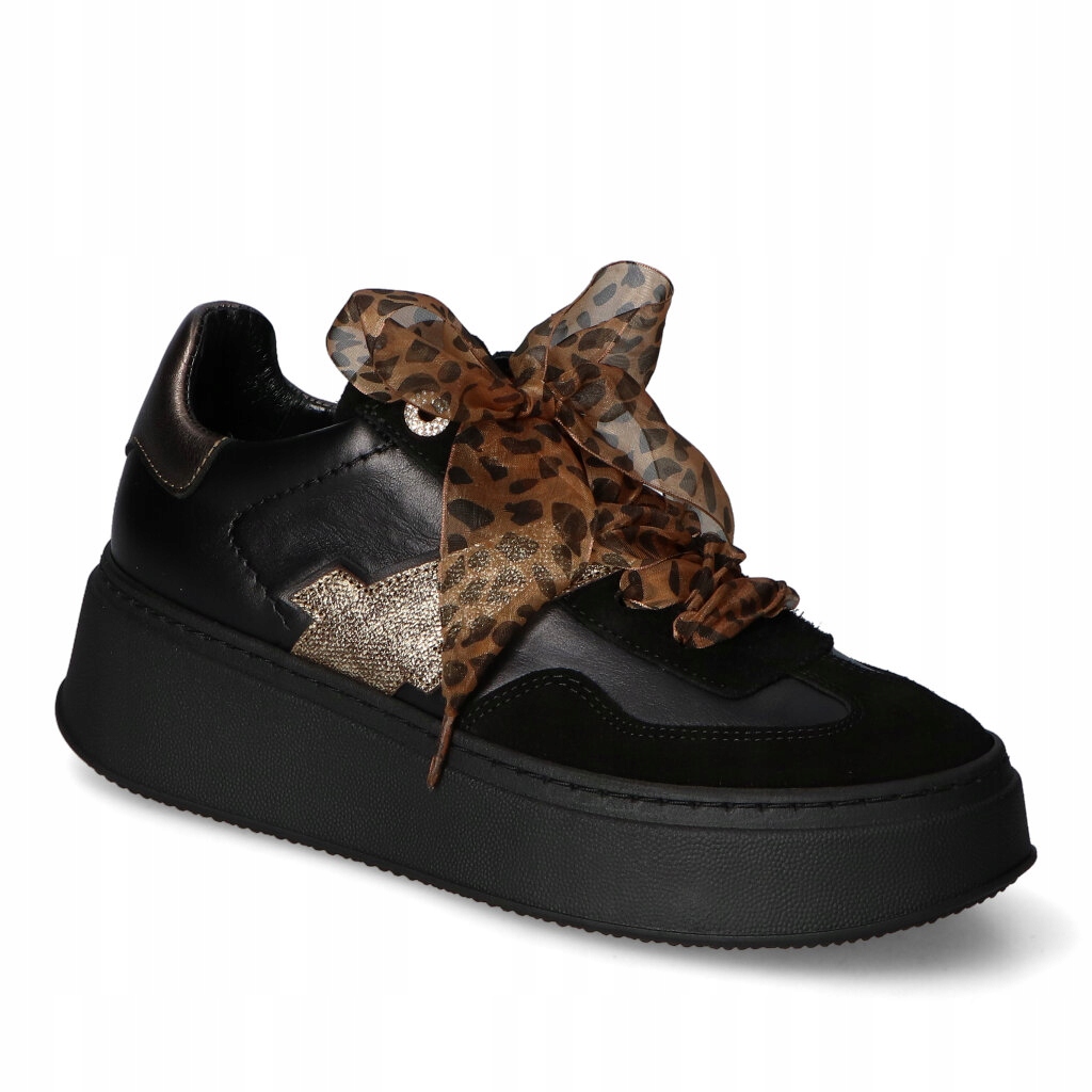 Tenisky Chebello 4851-002 Černé lico+semiš 37