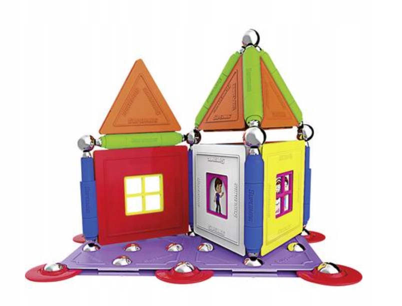 SUPERMAG KLOCKI MAGNETYCZNE MÓJ DOMEK 83 elementy Kod producenta 0630