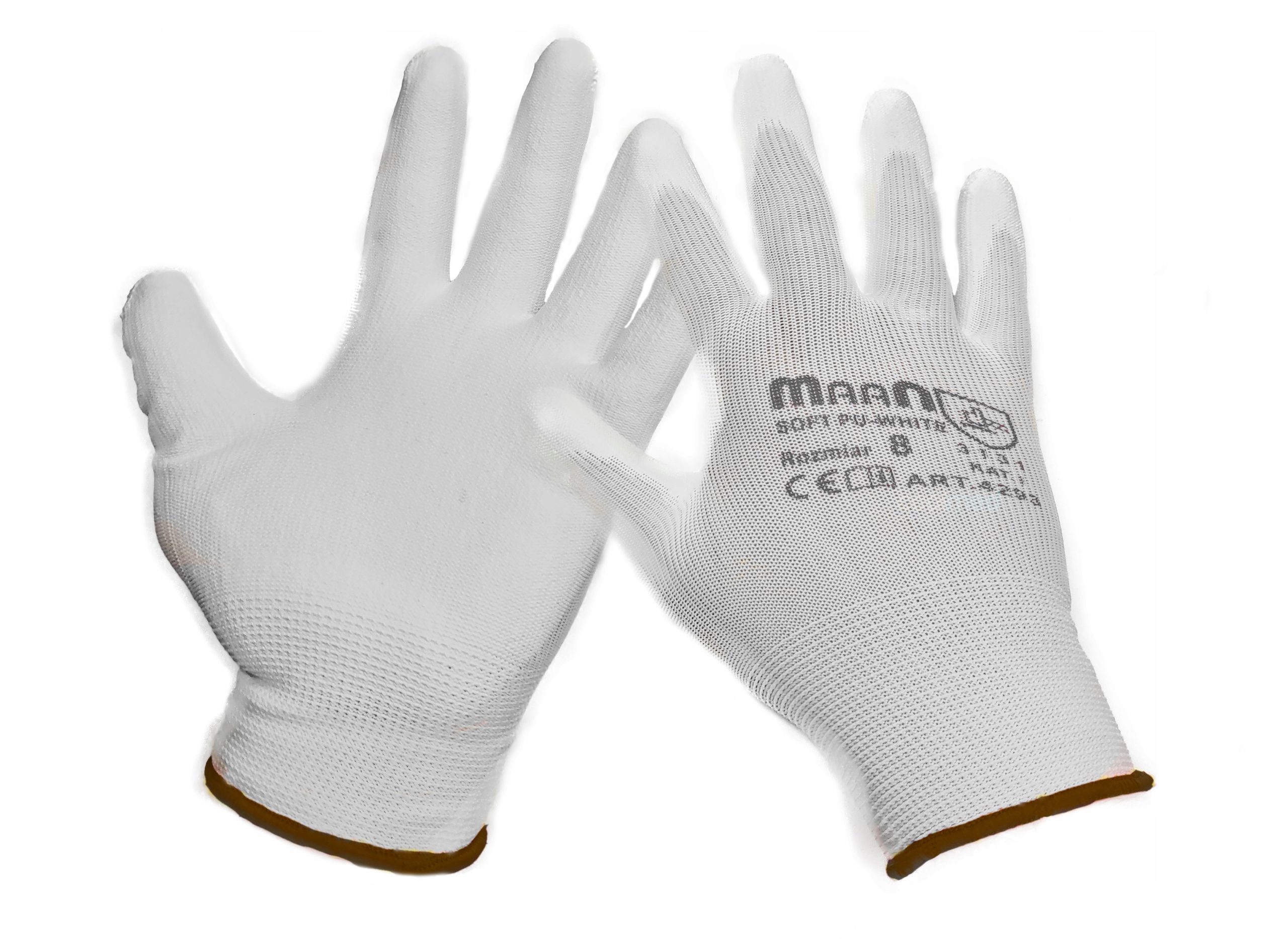 

Rękawice ochronne powlekane Soft Pu white 9
