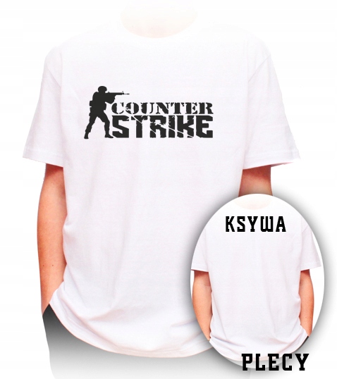 

1 Counter Strike Koszulka Cs Go Prezent Ksywa L