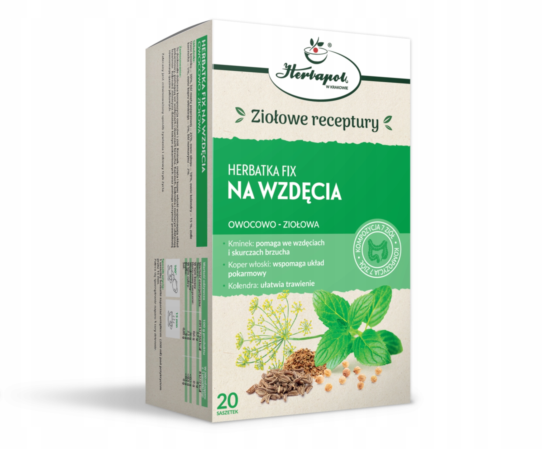Levně Čaj Na Nadýmání fix (20 x 2 g) 40 g Herbapol Krakov