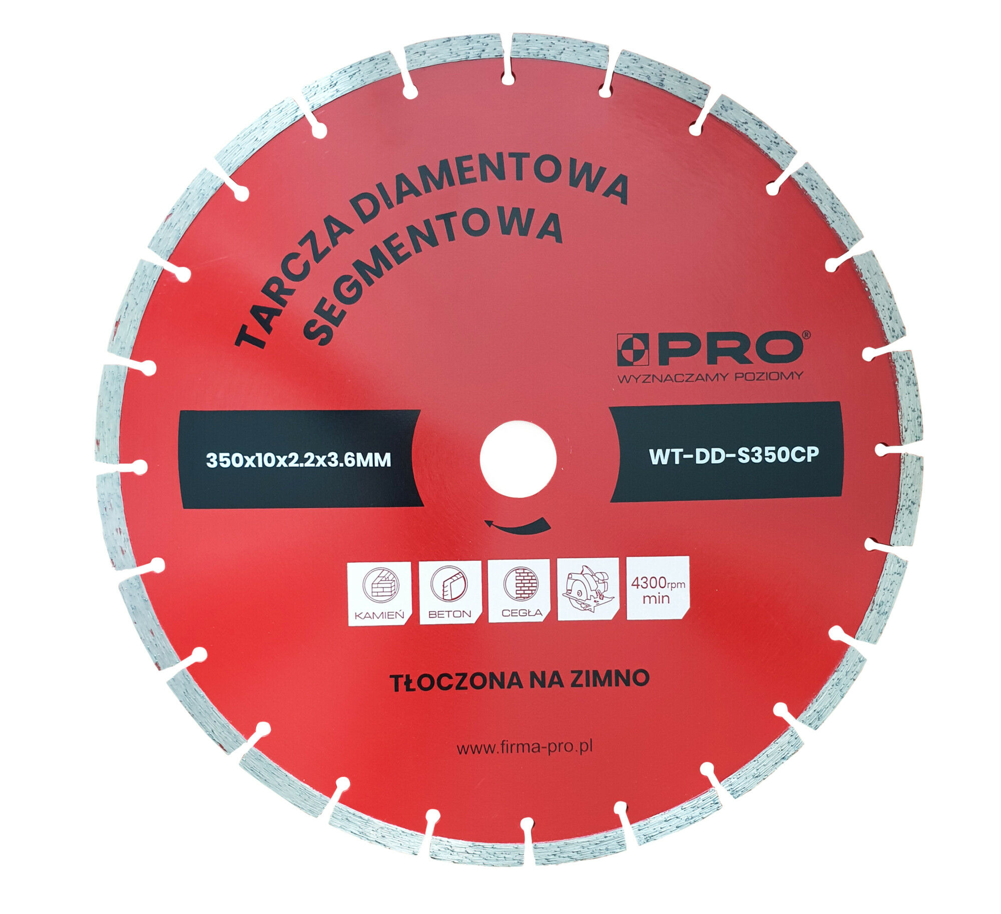 Pro Diamantový Kotouč Segmentový lisovaný za studena 400 mm