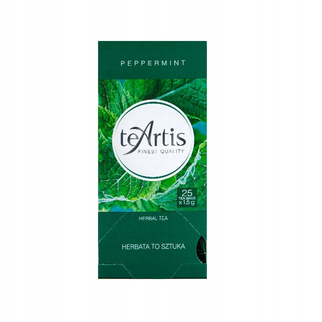 Levně Čaj Teartis pepermint 25x1,5 g
