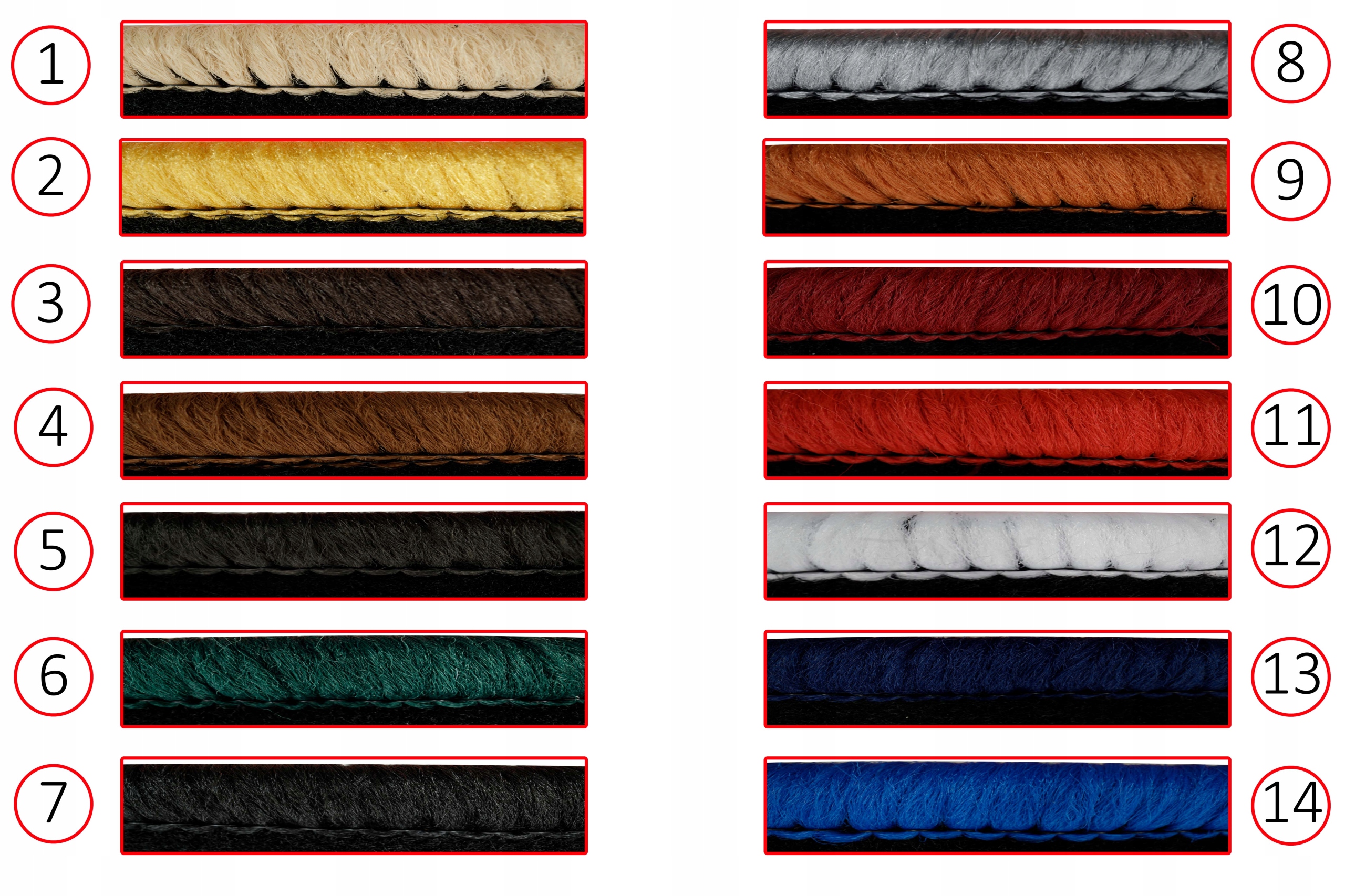 DYWANIKI PIKOWANE EKOSKORA MER V CLASS W447 3RZEDY Multi Element Set Sets