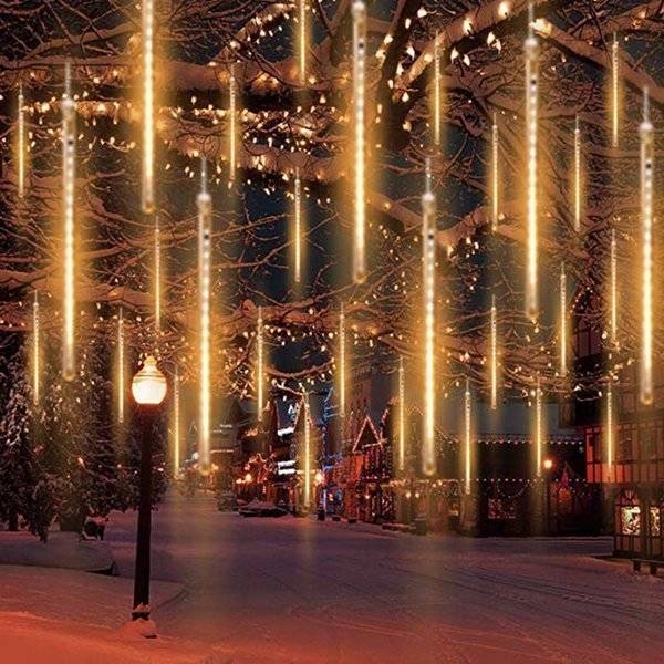 

Lampki Choinkowe Zewnętrzne Sople Meteory 288 Led