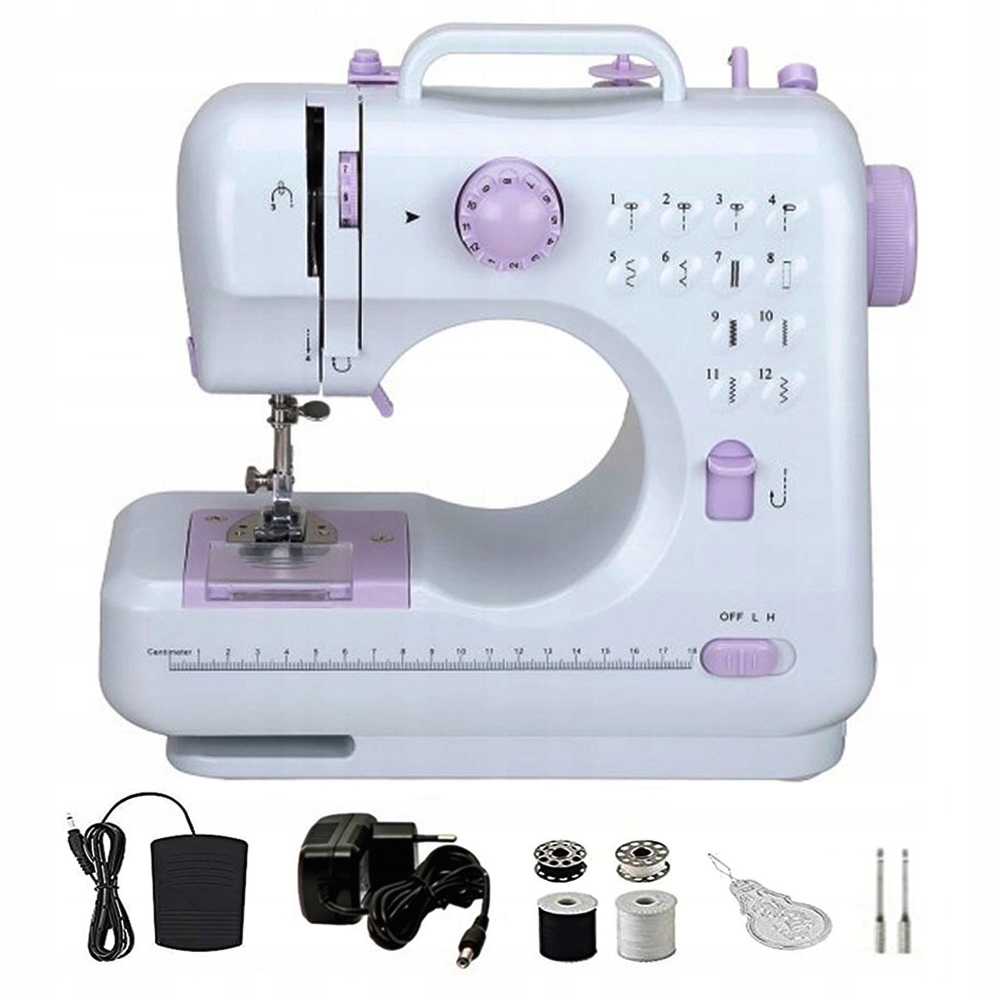 Šicí Stroj Pro Děti, Snadno Ovladatelný, 12 Vzorů Stehů