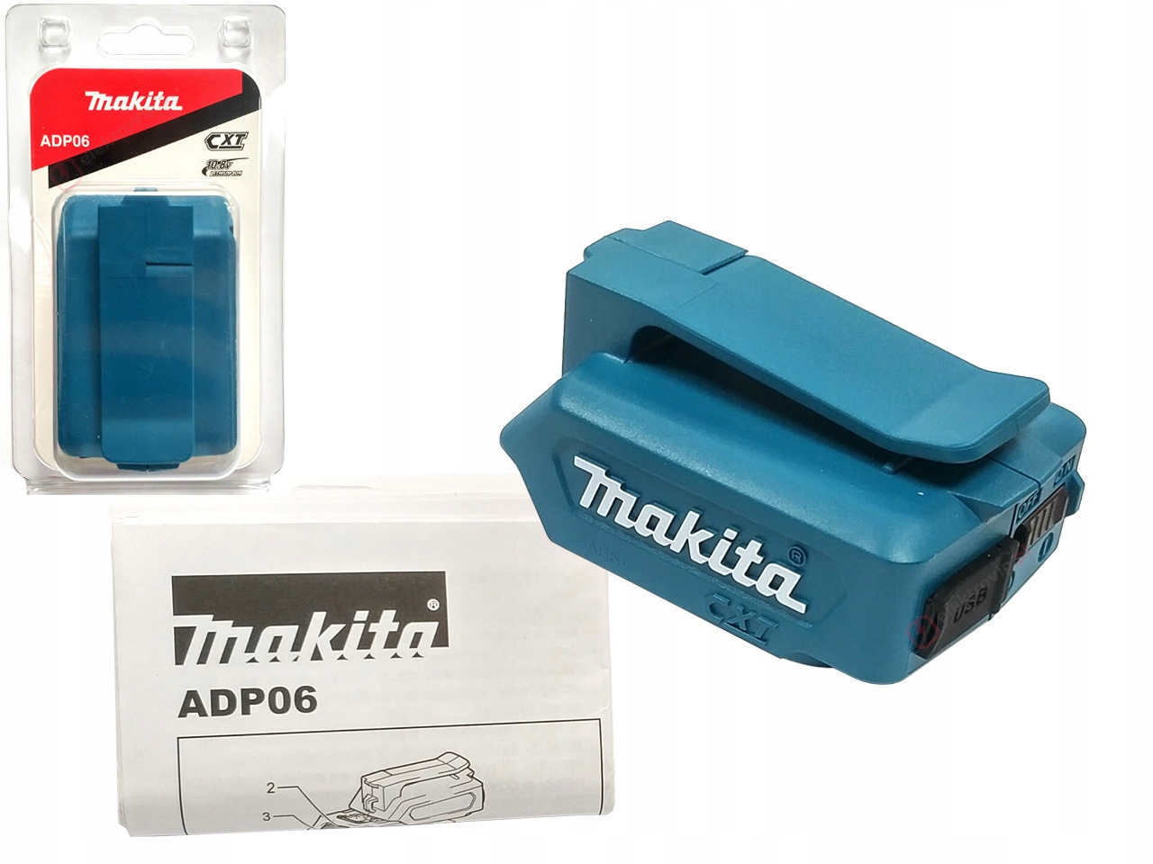 

Makita ADP06 Adapter Ładowarka Usb 10,8V Cxt