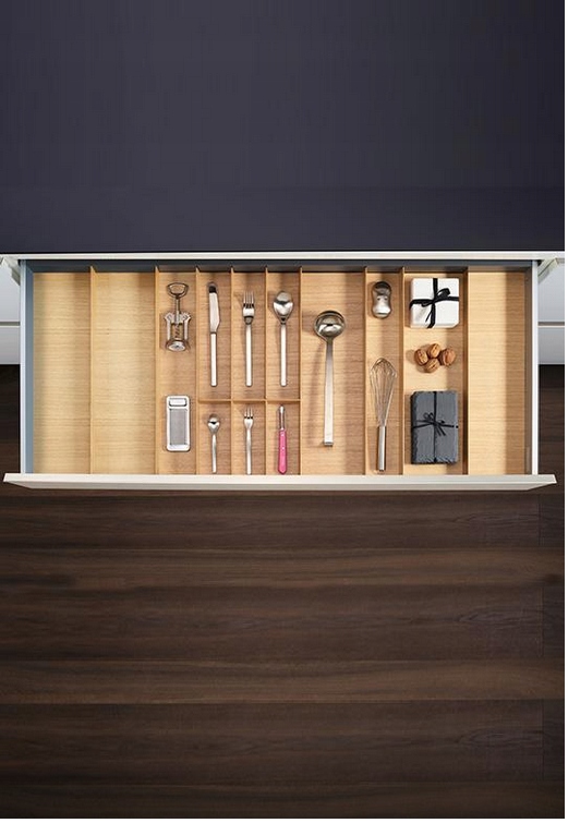 Peka FineLine LiniQ 07.3804.D drevená vložka na príbory do zásuvky