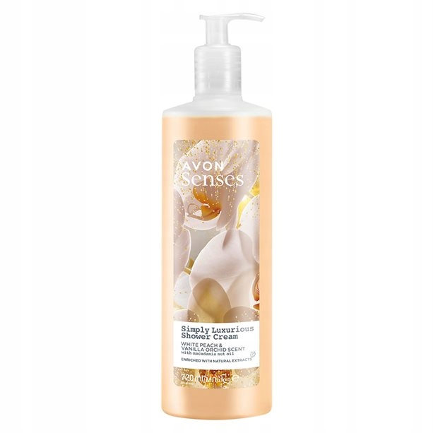 Avon Kremowy żel pod prysznic Biała Brzoskwinia 720 ml