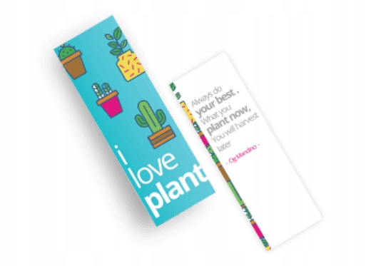 

Zakładki do książki 1000 szt Projekt Graficzny