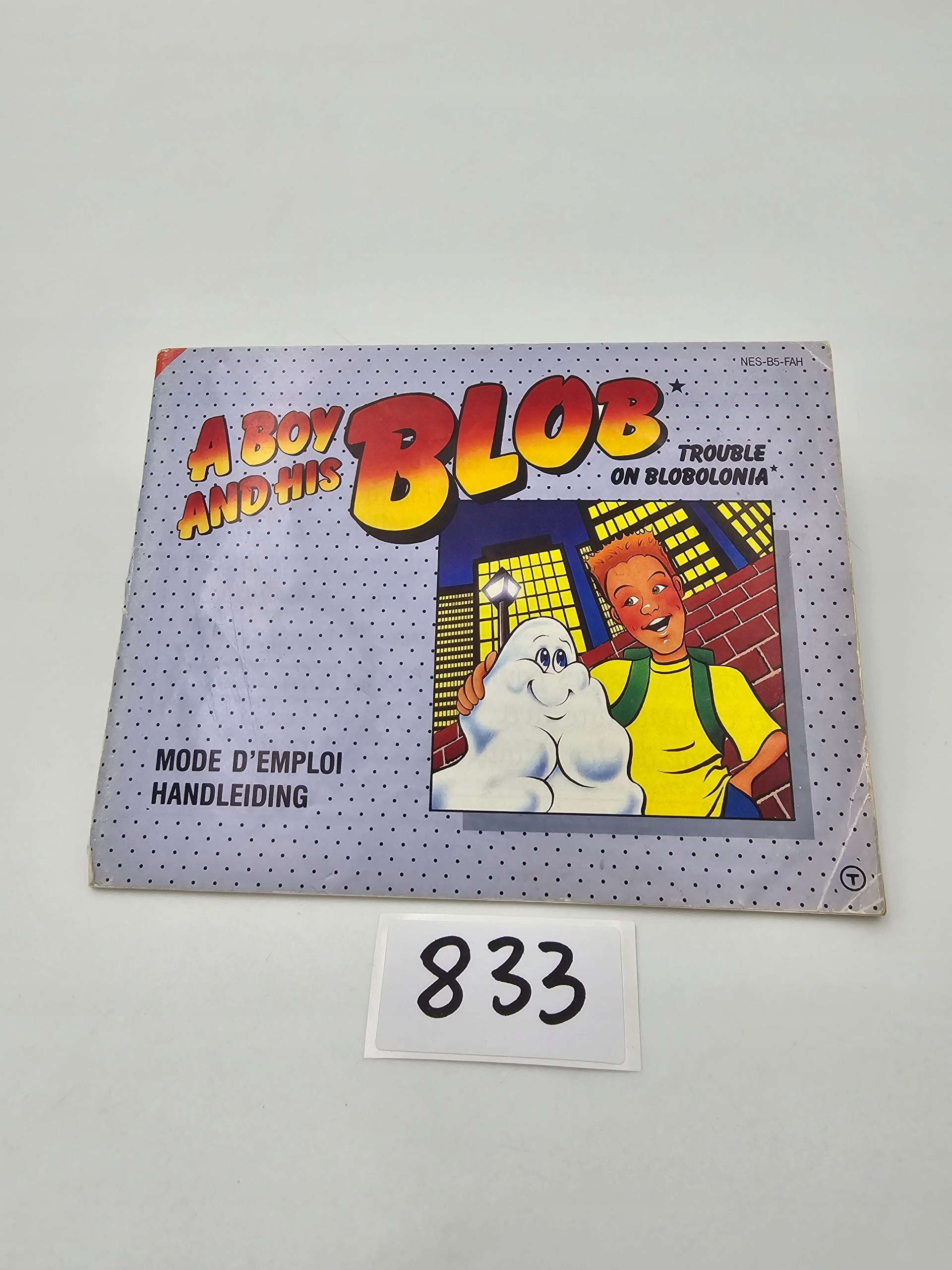 NINTENDO NES A BOY AND HIS BLOB + INSTRUKCJA ORYGINAŁ Producent Nintendo