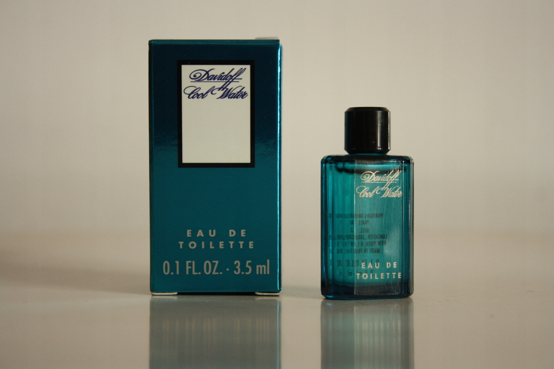 PERFUMY KOLEKCJONERSKA MINIATURA DAVIDOFF COOL WATER EDT (3,5 ML)