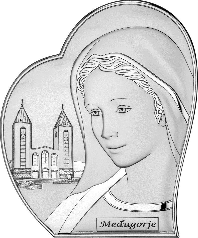 Obraz Panna Mária z Medžugoria SA0006/2 Gravírovanie Zadarmo!