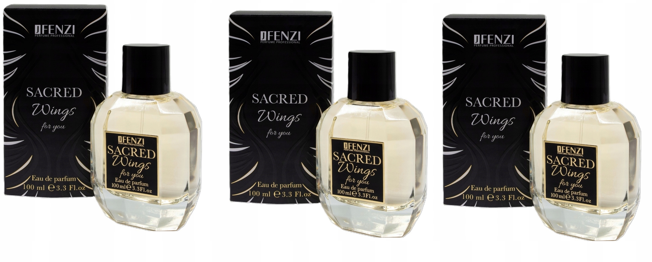 JFenzi Sacred Wings For Men/Women 3x100 ml parfémovaná voda