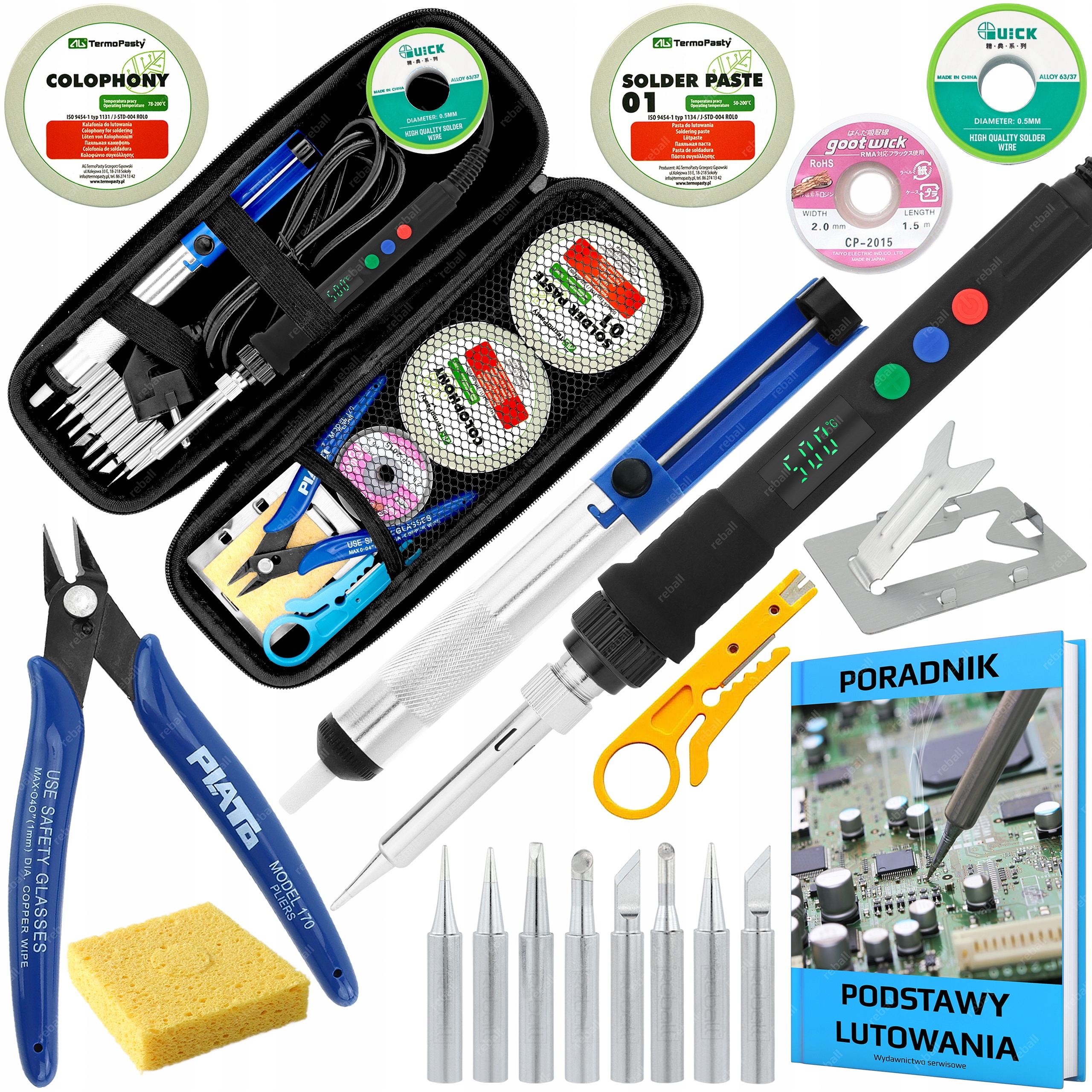 Přesná Páječka 120W Sada V Pouzdru Příručka Pájecí Příslušenství 20 XL