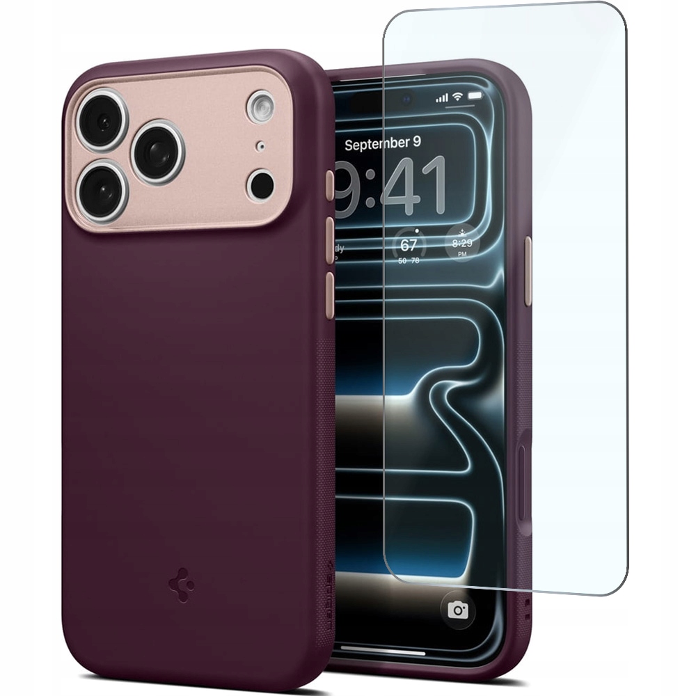 Etui Spigen Nano Pop do MagSafe do iPhone 17 Pro Max, dwukolorowe + szkło