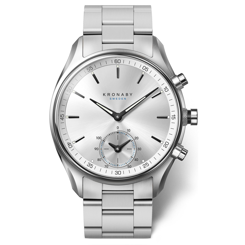 Smartwatch Męski Kronaby S0715-1 srebrny bransolet