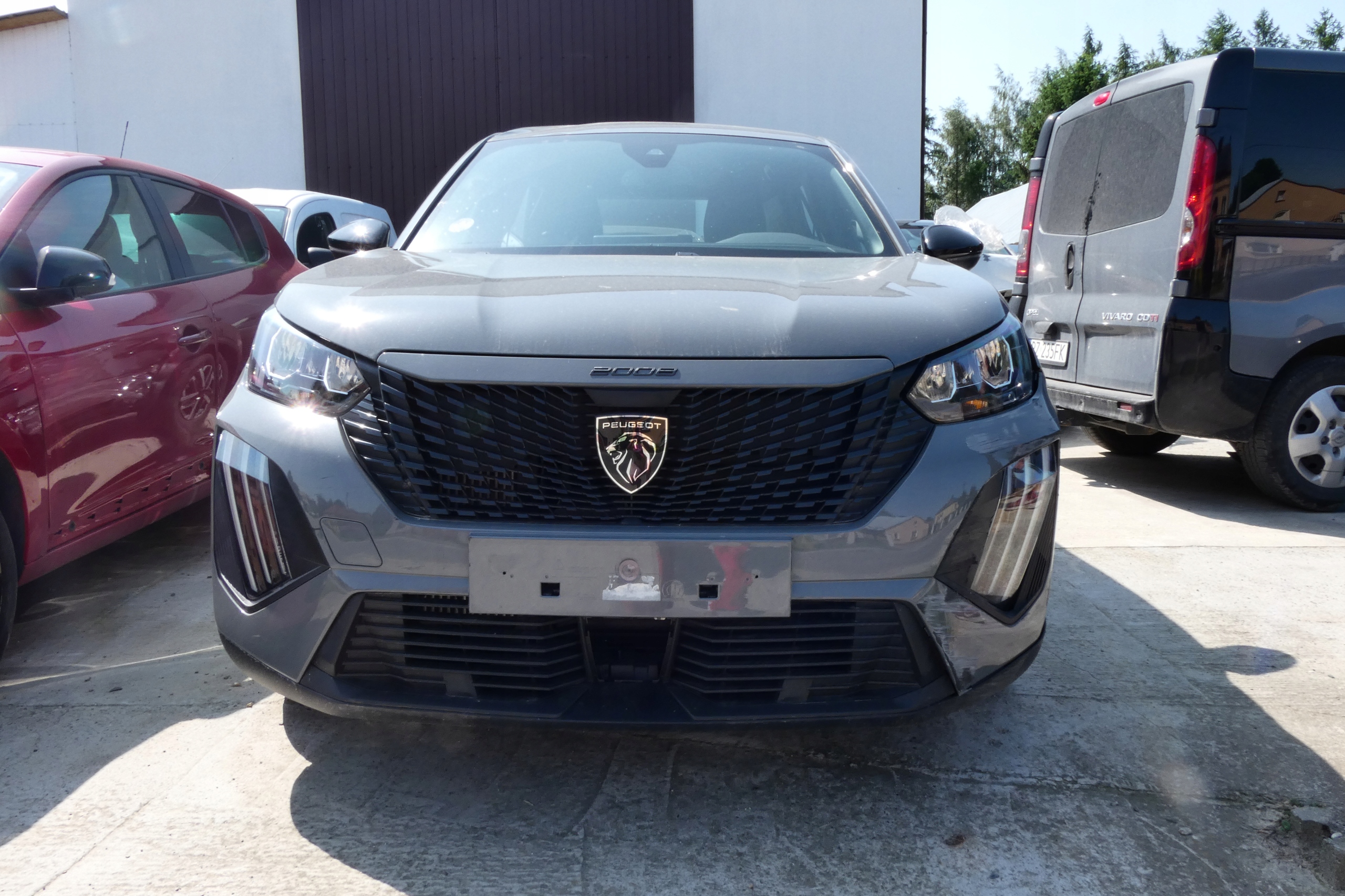 PEUGEOT 2008 II LIFT 23- complete front bumper bonnet lights radiator ELD