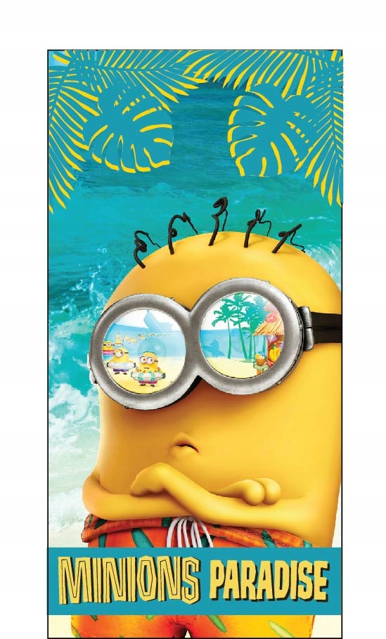 

Ręcznik Minionki Kąpielowy 70X140 Plażowy Bawełna
