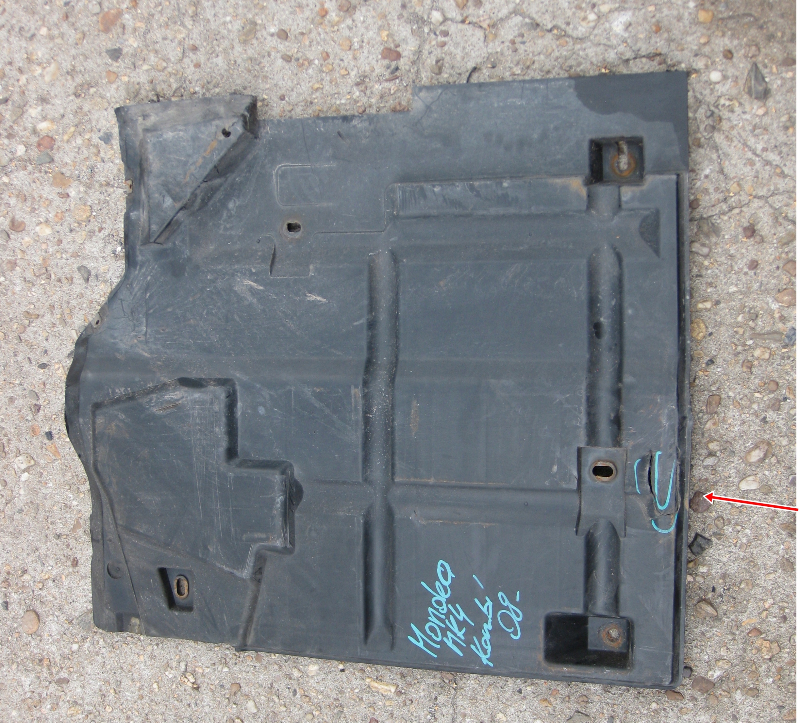 FORD MONDEO MK4 08R cover chassis front 6M21-11133-AE